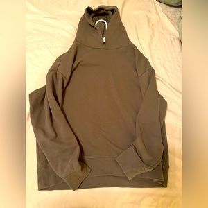 Muji hoodie color brown size S